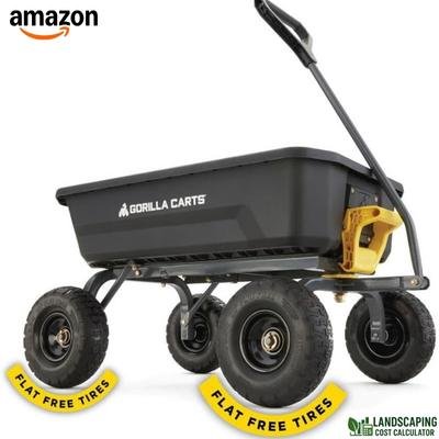 Gorilla Carts Heavy-Duty Dump Cart